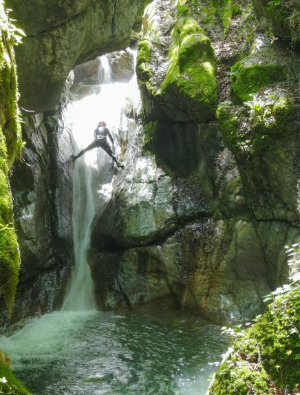 Canyoning de Ternèze avec Au cœur de l'eau