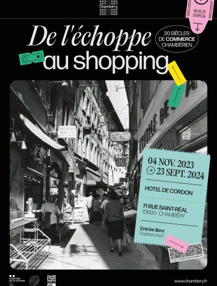 Exposition : De l'échoppe au shopping, 20 siècles de commerce chambérien - Journées Européennes du Patrimoine 2024