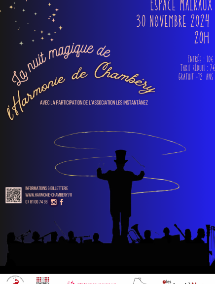 Concert : La Nuit Magique de l'Harmonie de Chambéry