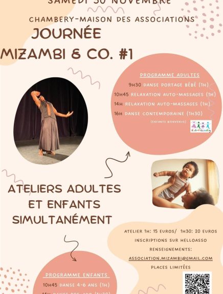 Atelier danse africaine Le 30 nov 2024