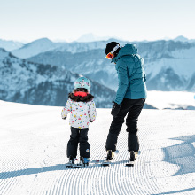 Ski Alpin - Les Aillons-Margériaz - Peignée Verticale