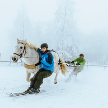 Ski Joering - Savoie Grand Revard - Peigné Verticale