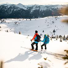 Ski de randonnée - Aillons-Margériaz - Peignée Verticale