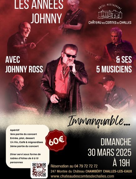 Dîner Concert : Les Années Johnny